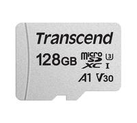 Transcend Carte mémoire microSDXC 300S 128GB Classe 10 avec jusqu'à 95/45 MB/s (pour smartphones, appareils photo numériques et consoles Nintendo) sans adaptateur SD - TS128GUSD300S