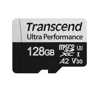 Transcend 340S - Carte mémoire flash - 128 Go - A2 / Video Class V30 / UHS-I U3 / Class10 - micro SDXC