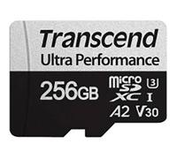 Transcend Carte mémoire microSDXC 340S 256 Go A2 V30 UHS-I U3 Class10