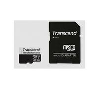 Transcend MicroSDXC 64Go 340S UHS-I Classe 10 (U3/V30/A2) 160Mo/s Lecture, 80Mo/s Ecriture, résistante aux chocs/température/rayons X