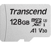 Transcend Carte mémoire microSDXC 300S 128GB Classe 10 avec jusqu'à 95/45 MB/s (pour smartphones, appareils photo numériques et consoles Nintendo) sans adaptateur SD - TS128GUSD300S