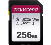 Transcend Premium 300S Carte SDXC 256 GB Class 10, UHS-I, UHS-Class 3, v30 Video Speed Class