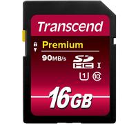 Transcend Carte SDHC Premium 400 16 Go Class 10 UHS-I