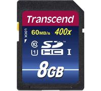 Transcend Premium 400 Carte SDHC 8 GB Class 10, UHS-I