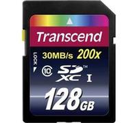 Transcend Premium - Carte mémoire flash - 128 Go - Class 10 - SDXC G