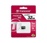 Transcend Premium - Carte mémoire flash - 32 Go - Class 10 - 200x - micro SDHC