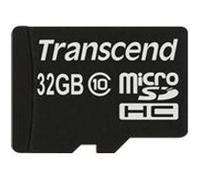 Transcend Premium - Carte mémoire flash - 32 Go - Class 10 - 200x - micro SDHC G