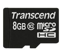 Transcend Premium - Carte mémoire flash - 8 Go - Class 10 - 133x - micro SDHC