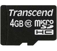 Transcend Carte microSDHC TS4GUSDC10 4 Go NAND Classe 10