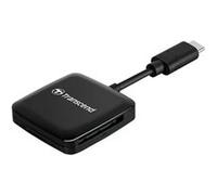 Transcend RDC3 - Lecteur de carte (microSD, microSDHC UHS-I, microSDXC UHS-I, SD, SDHC UHS-I, SDXC UHS-I) - USB-C 3.2 Gen 1 Noir G