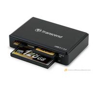 Transcend Lecteur de cartes multifonction TS-RDF9K2 – SD/microSD/CompactFlash USB 3.1 Gen 1 Noir