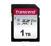 Transcend SDC300S 1TB SDHC Memory Card UHS- I, C10, U3, V30, 4K, Full HD, Up to 95/40 MB/s (Ideal for Digital Cameras) TS1TSDC300S