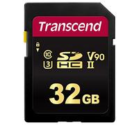 Transcend SDC700S Carte mémoire SDHC 32GB UHS-II, C10, U3, V90, 8K, Ultra HD, jusqu'à 285/180 MB/s, conçue pour appareils photo reflex et caméscopes avancés - TS32GSDC700S