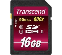 Transcend TS16GSDHC10U1 mémoire flash 16 Go SDHC MLC Classe 10