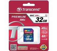 Transcend SDHC Class 10 UHS-I (Premium) - Carte mémoire flash - 32 Go - UHS Class 1 / Class10 - SDHC UHS-I G