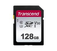 Transcend SDXC 128Go UHS-I Classe 10 V30 U3 95Mo/s Lecture 40Mo/s Écriture NAND Résistante Chocs Température Rayons X CE/FCC/BSMI