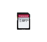 Transcend SDXC 300S 256GB Classe 10 UHS-I U3 V30 - Lecture 95MB/s, Ecriture 40MB/s - NAND Flash, Résistante Chocs/Température/Rayons X, IPX7