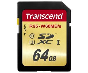 Transcend - SDXC 64 Go Ultimate UHS-I 633x (95 Mb/s)