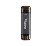 Transcend SSD externe portable ESD310C 2 To USB 3.2 Gen 2x1 (USB-C) noir