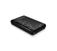 Transcend StoreJet 25A3K Disque Dur Externe 1To 2.5" Micro-USB B USB 3.2 Gen 1 Noir, Résistant aux Chocs, Compatible Windows/macOS/Linux