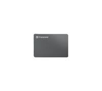 Transcend StoreJet 25C3N 2 To HDD Externe 2.5" 5400 RPM Micro-USB B 3.2 Gen 1 Aluminium Gris Compatible Windows/macOS/Linux