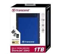 Transcend StoreJet 25H3B - Disque dur - 1 To - externe (portable) - 2.5" - USB 3.0 G
