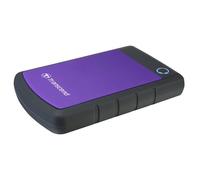 Transcend StoreJet 25H3P - Disque dur - 1 To - externe (portable) - 2.5" - USB 3.0 - 5400 tours/min - mémoire tampon : 8 Mo - violet brillant
