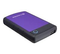 Transcend StoreJet 25H3P - Disque dur - 1 To - externe (portable) - 2.5" - USB 3.0 - 5400 tours/min - mémoire tampon : 8 Mo - violet brillant Violet brillant G