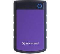 Transcend StoreJet 25H3P - Disque dur - 4 To - externe (portable) - 2.5" - USB 3.0 - AES 256 bits - violet Violet G