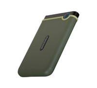 Transcend Disque dur externe StoreJet 25M3G 2 To USB-C USB 3.1 Robuste Vert bouton 1‑clic