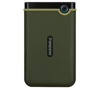 Transcend Disque dur externe StoreJet 25M3G 2 To USB-C USB 3.1 Robuste Vert bouton 1‑clic