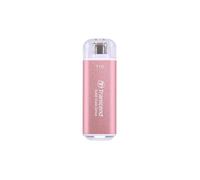 Transcend SSD portable ESD300 TS1TESD300P 1 To USB-C 10 Gbps Compatible PS4/PS5 Rose