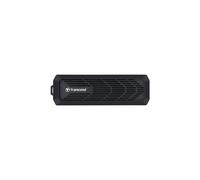 Transcend TS-CM10G Boîtier Externe SSD M.2 USB Type-C 10Gbps, Support PCIe/SATA, Capacité 4To Max, Noir, Câbles USB-C/USB-A Inclus