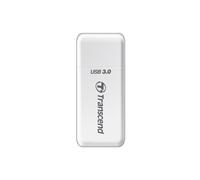 Transcend - Lecteur de cartes USB 3.0 Blanc - TS-RDF5W