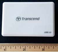 Transcend TS-RDF8W Lecteur de cartes mémoire tout en un USB 3.0 microSD/SD/CompactFlash/Memory Stick Blanc