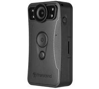 Transcend TS128GDPB30A DrivePro Body 30 Caméra corporelle 2K, stockage de 128 Go, vision nocturne, 1440p à 60 ips, Wi-Fi et Bluetooth, IP67 résistant aux intempéries, autonomie de 12 heures, idéale