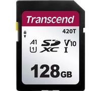 Transcend TS128GSDC420T Carte SD 128 GB v30 Video Speed Class G