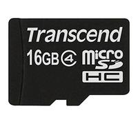 Transcend - TS16GUSDC4 - 16 Go Carte Mémoire - Micro SDHC - Classe 4 - Noir