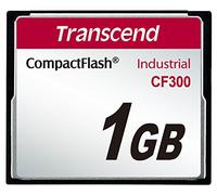 Transcend CF300 Industrial - carte mémoire flash - 1 Go - CompactFlash