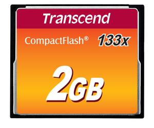 Transcend TS2GCF133 mémoire flash 2 Go CompactFlash MLC