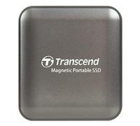 Transcend TS2TESD420C 2To SSD Portable 2To (compatible iPhone MagSafe) USB Haute Vitesse 20Gbps jusqu'à 2000Mo/s 4K ProRes Shooting, Gris