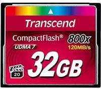 Transcend TS32GCF800 mémoire flash 32 Go CompactFlash MLC