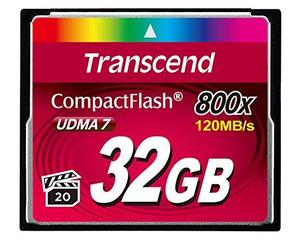 Transcend TS32GCF800 mémoire flash 32 Go CompactFlash MLC