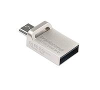Transcend TS64GJF880S Clé USB 3.0 / Micro-USB OTG 64 Go Argent