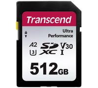 Transcend TS64GSDC340S Carte SDXC 512 GB A1 Application Performance Class, A2 Application Performance Class, v30 Video Speed