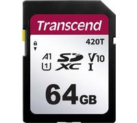 Transcend TS64GSDC420T Carte SD industriel 64 GB v30 Video Speed Class