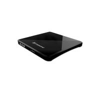 Transcend TS8XDVDS-K - Graveur DVD±R/RW Externe USB 2.0 Noir, Compatible CD-R/DVD±R DL/DVD-RAM, 142.8x13.9x148mm, Support Windows/macOS