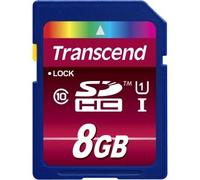 Transcend Ultimate - Carte m?Moire Flash - 8 Go - UHS Class 1/Class10-133x - SDHC UHS-I