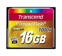 Transcend - CompactFlash 16 Go Ultimate 1000x (160 Mb/s)