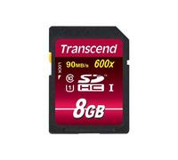 Transcend TS8GSDHC10U1 mémoire flash 8 Go SDHC MLC Classe 10